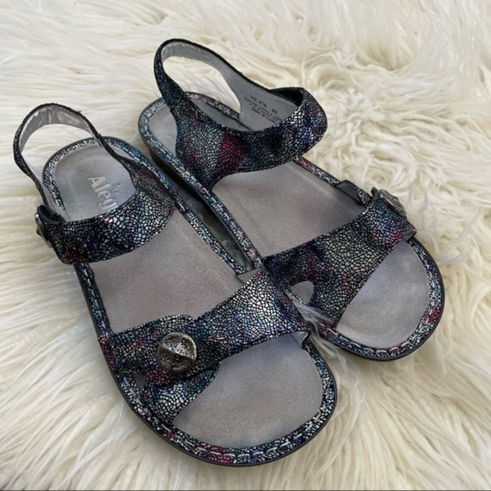 Alegria Vienna Copacetic Leather Sandals Comfort Women's EUR 40 VIE-418